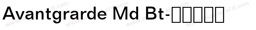Avantgrarde Md Bt字体转换